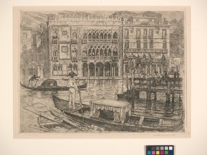 D'oro, Venedik gibi by Frank Duveneck