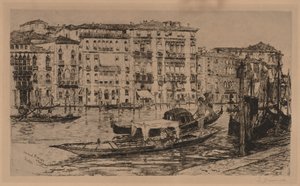 Büyük Kanal, Venedik by Frank Duveneck