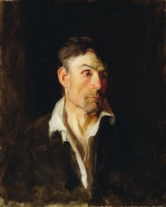 Bir Adamın Portresi (Richard Creifelds), 1876 dolayları (tuval üzerine yağlı boya) by Frank Duveneck