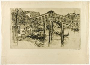 Rialto, Venedik by Frank Duveneck