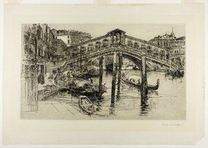 Rialto, Venedik by Frank Duveneck