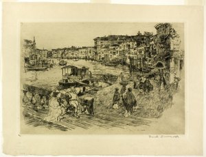 Büyük Kanal'ın görünümü by Frank Duveneck