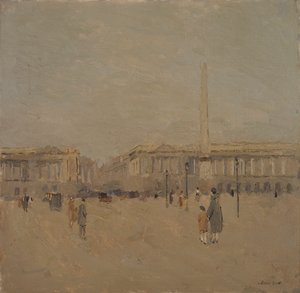 Place de la Concorde no. II, n.d. by Frank Edwin Scott