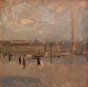 Place de la Concorde No. IV-A, ca. 1917. by Frank Edwin Scott
