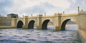 Hadrian Duvarı Chesters Köprüsü Abutmenti, c2.yy, c1990-2010