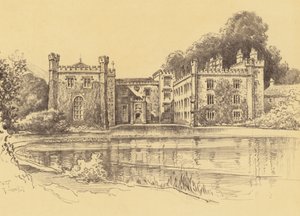 Towneley Hall, Burnley (lito) by Frank Greenwood