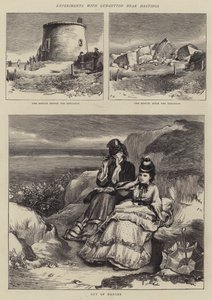 Hastings yakınlarında Gun-Pamuk ile Deneyler by Frank Holl