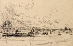 Kanal boyunca, Charenton, Paris