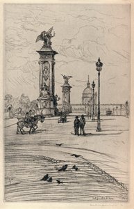 Pont Alexandre III, 1915 by Frank Milton Armington