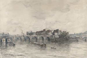 Ada, Paris (Pont Neuf) by Frank Myers Boggs