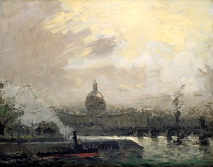 Seine, Conti Quay, c19th Century by Frank Myers Boggs