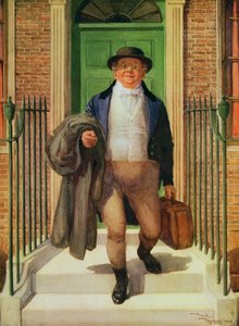 Bay Pickwick Evden Ayrılıyor by Frank Reynolds