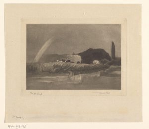 Thames kıyısında vagonlarda saman balyaları Wargrave yakınlarındaki Thames Nehri