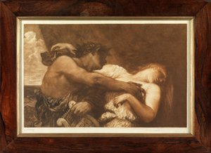 Orpheus ve Eurydice (mezzotint)