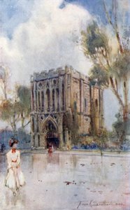 Abbey Gateway, Bury St Edmunds (renkli lito)