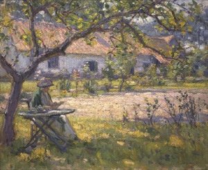 Çay zamanı by Frank Townhouse Hutchings