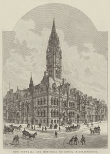 Yeni Belediye Binası ve Belediye Binaları, Middlesbrough by Frank Watkins