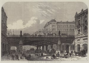Holborn Valley Viyadüğü, İnşaat Aşamasında