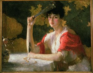 Kırmızı ve Altın by Frank Weston Benson