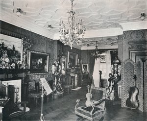 Müzik Odası, Kaptan Harveys Evi, Hampstead, c1903 by Frank William Brookman