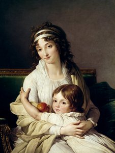 Madam Boyer Fonfrede ve oğlu Henri