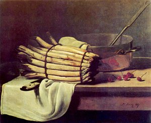 Almanca: Kuşkonmazlı natürmort by François Bonvin