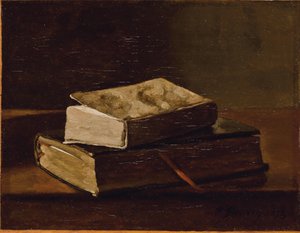 İki kitaplı natürmort, 1858