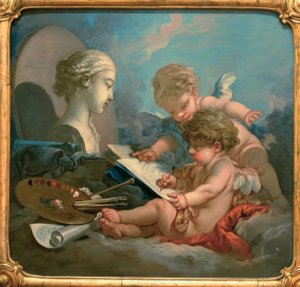 Resim Alegorisi by François Boucher