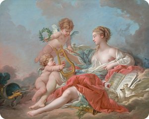 Müzik Alegorisi by François Boucher