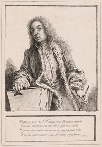 Antoine Watteau, c. 1727. by François Boucher