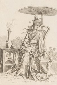 Çinli Bayan, 1738-45. by François Boucher