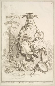Çinli Müzisyen, 1738-45. by François Boucher