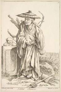 Çinli Asker, 1738-45. by François Boucher