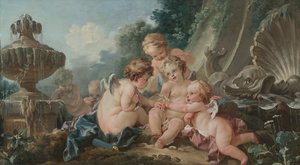 Komplodaki Cupids by François Boucher