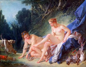Diana Banyodan Çıkarken, 1742 by François Boucher