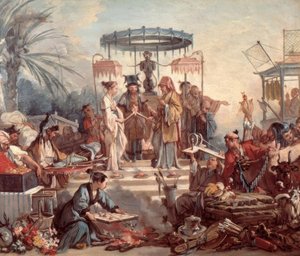 Çin düğünü by François Boucher