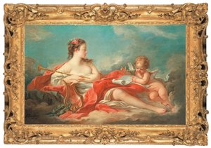 Erato, Aşk Şiirinin İlham Perisi by François Boucher