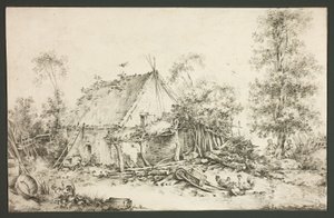 Çiftlik Avlusu by François Boucher