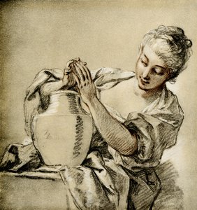 Kız bir kuyuda by François Boucher