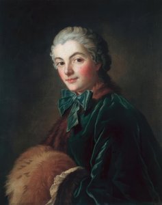 manşonlu genç kadın by François Boucher
