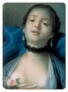 Genç kadın by François Boucher