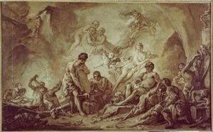 Vulcan demirhaneleri by François Boucher