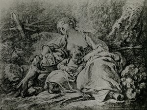pazara giderken by François Boucher