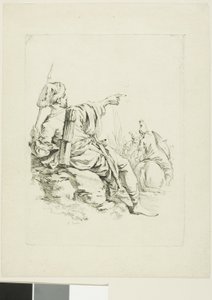 oryantal savaşçı by François Boucher