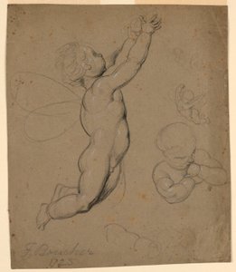 Putti çalışmaları by François Boucher