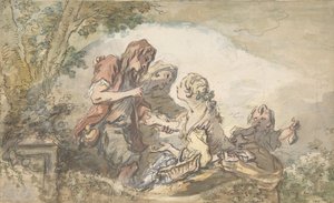 Falcı, 18. yüzyıl. by François Boucher