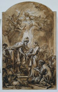 Tapınaktaki Sunum by François Boucher