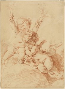İki Putti by François Boucher