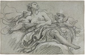 Venüs ve Aşk Tanrısı by François Boucher