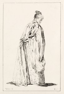 kadın ayakta by François Boucher